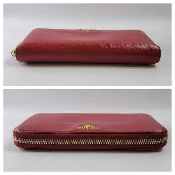 PRADA Saffiano Leather Zippy Long Wallet - Picture 11 of 11